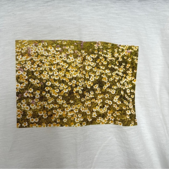 Madewell Daisy Meadow Graphic Whisper Cotton Rib-Crewneck Tee Size XXS - Picture 2 of 7